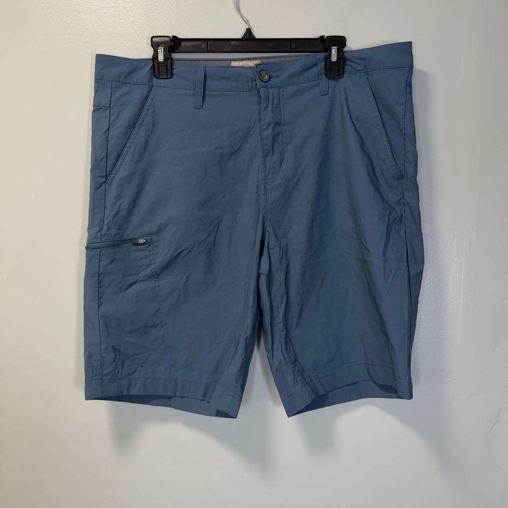 Weatherproof Vintage Mens Blue Regular Fit Utility Lightweight Shorts 38 1361276